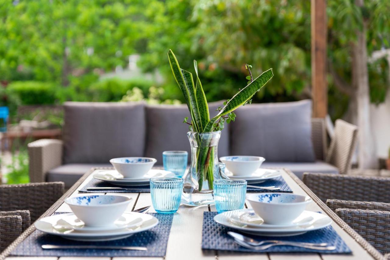 Agnanti Beach Apartments อาร์คานเยโลส ภายนอก รูปภาพ